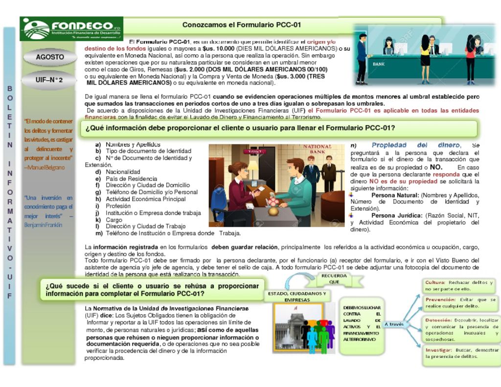 Boletin Formulario PCC-01 Nº2