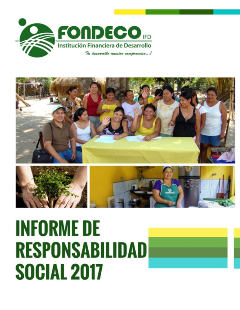 thumbnail of Informe RSE FONDECO 2017