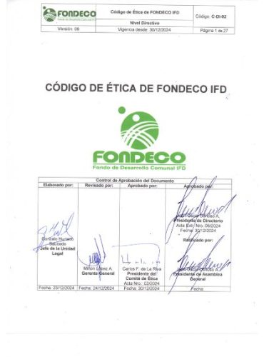 Fondeco Código de Ética 30-12-2024